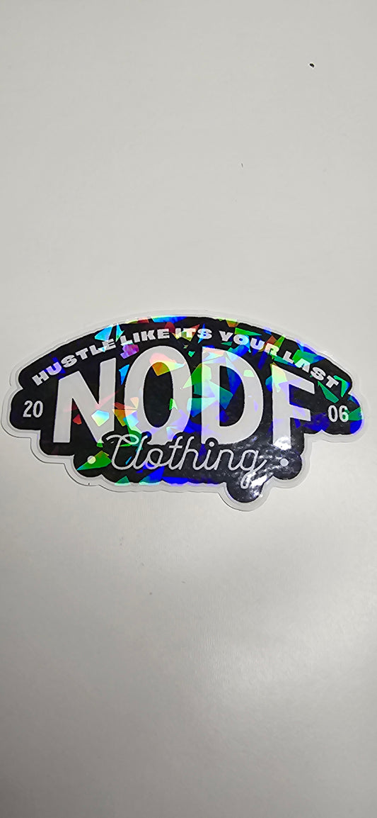 Nodf clothing sticker