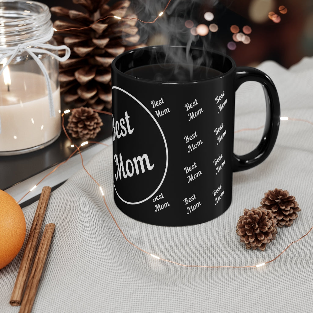 Best Mom (Black) Mug