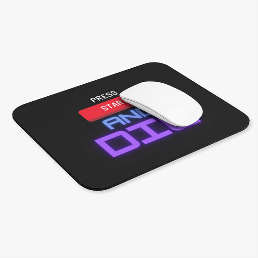 Press Start And Die Mouse Pad
