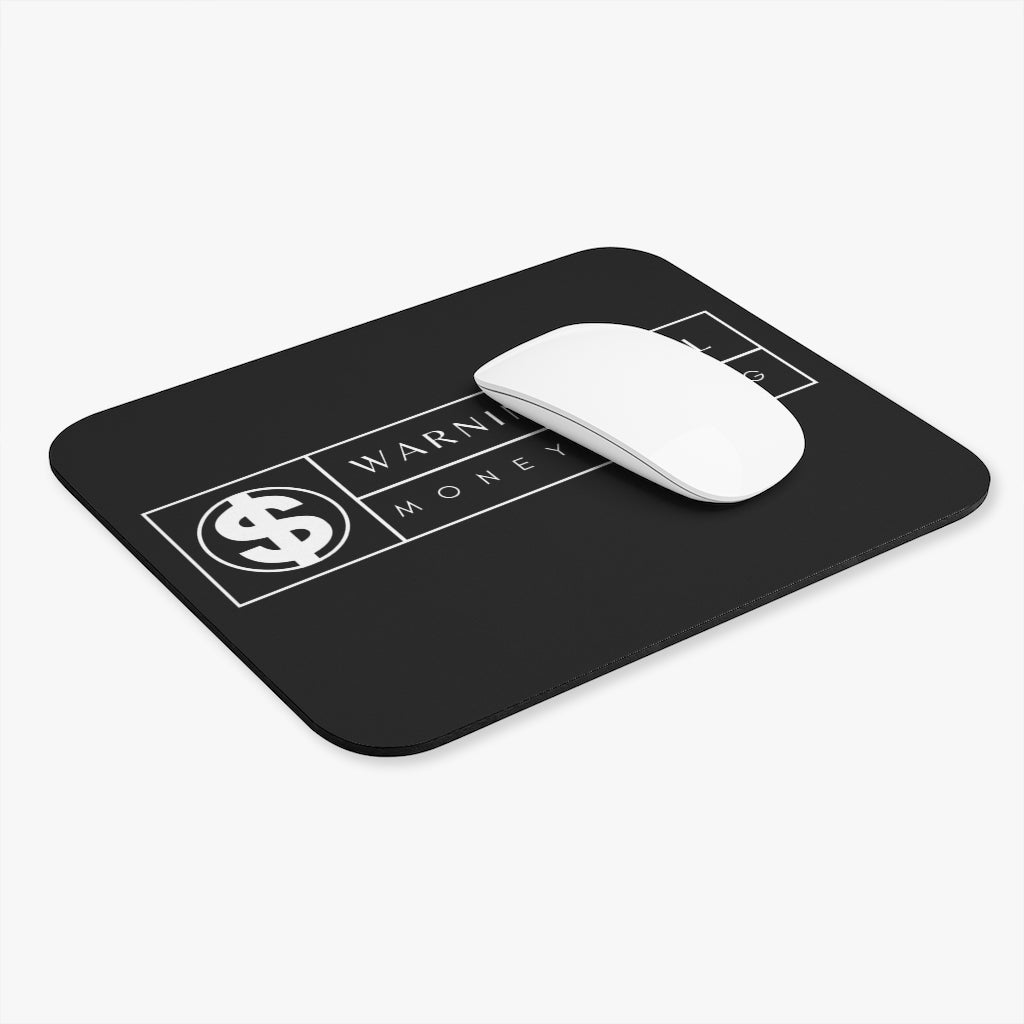 Warning Label Making Money Mouse Pad