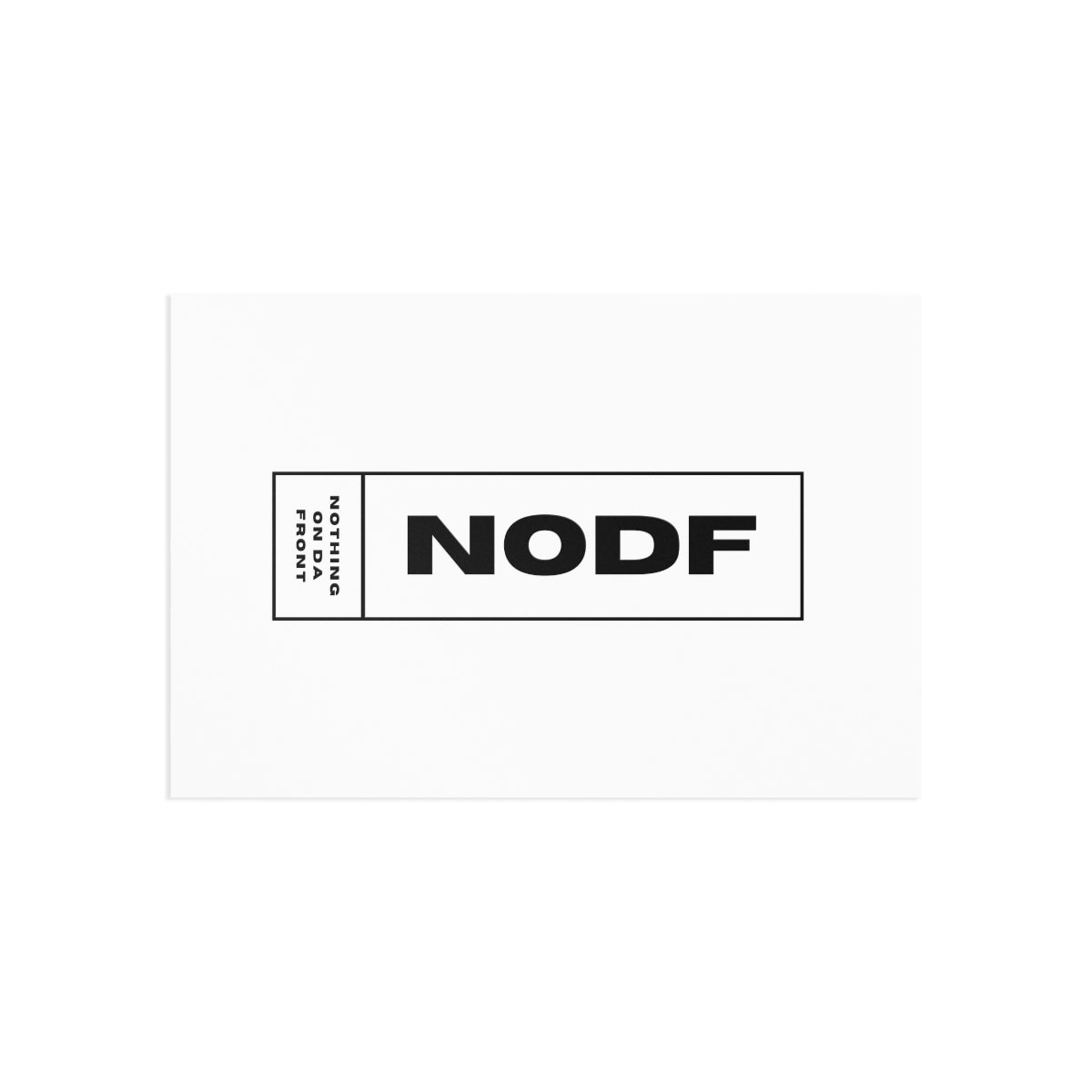 NODF Box Logo (White) Postcards