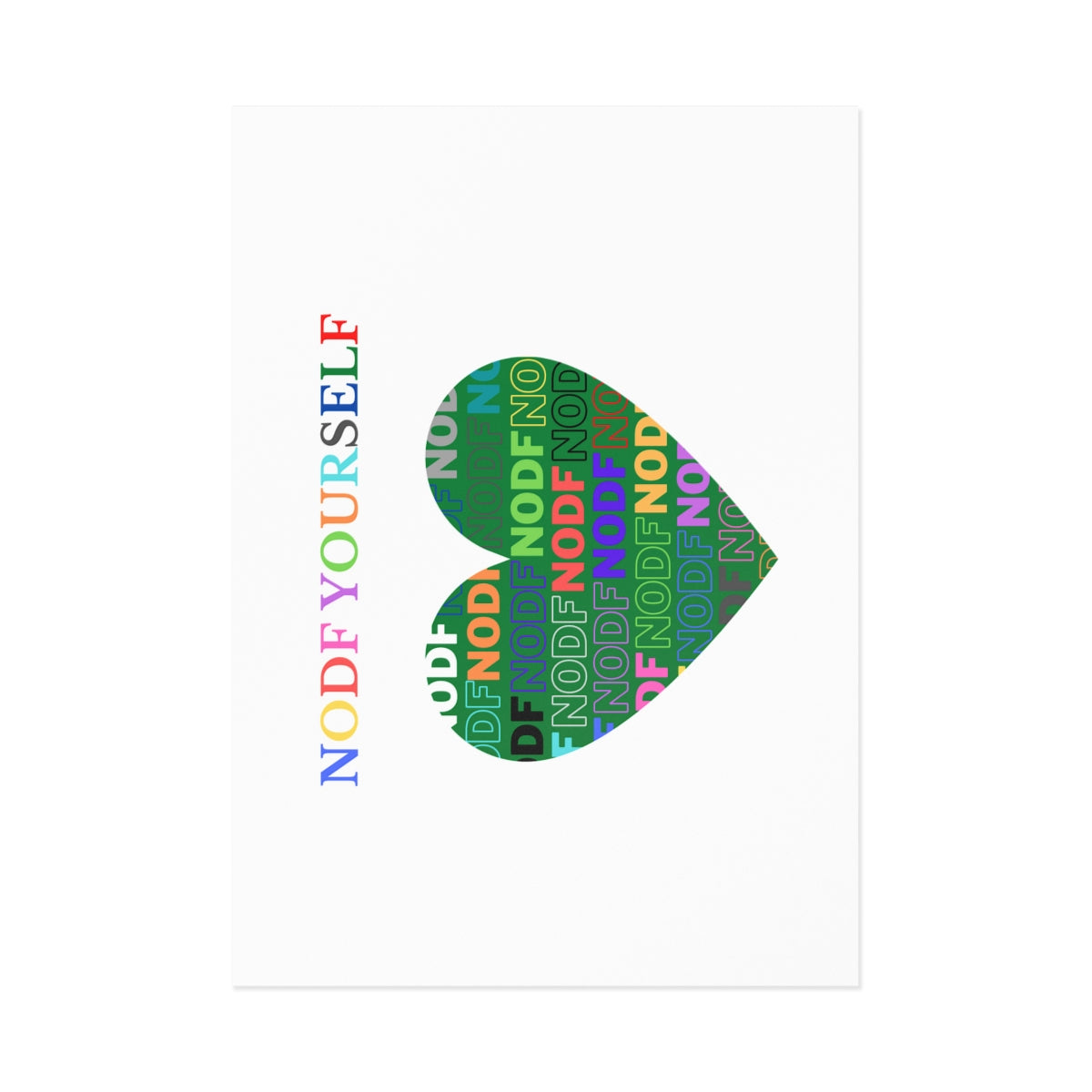 NODF Yourself Postcards