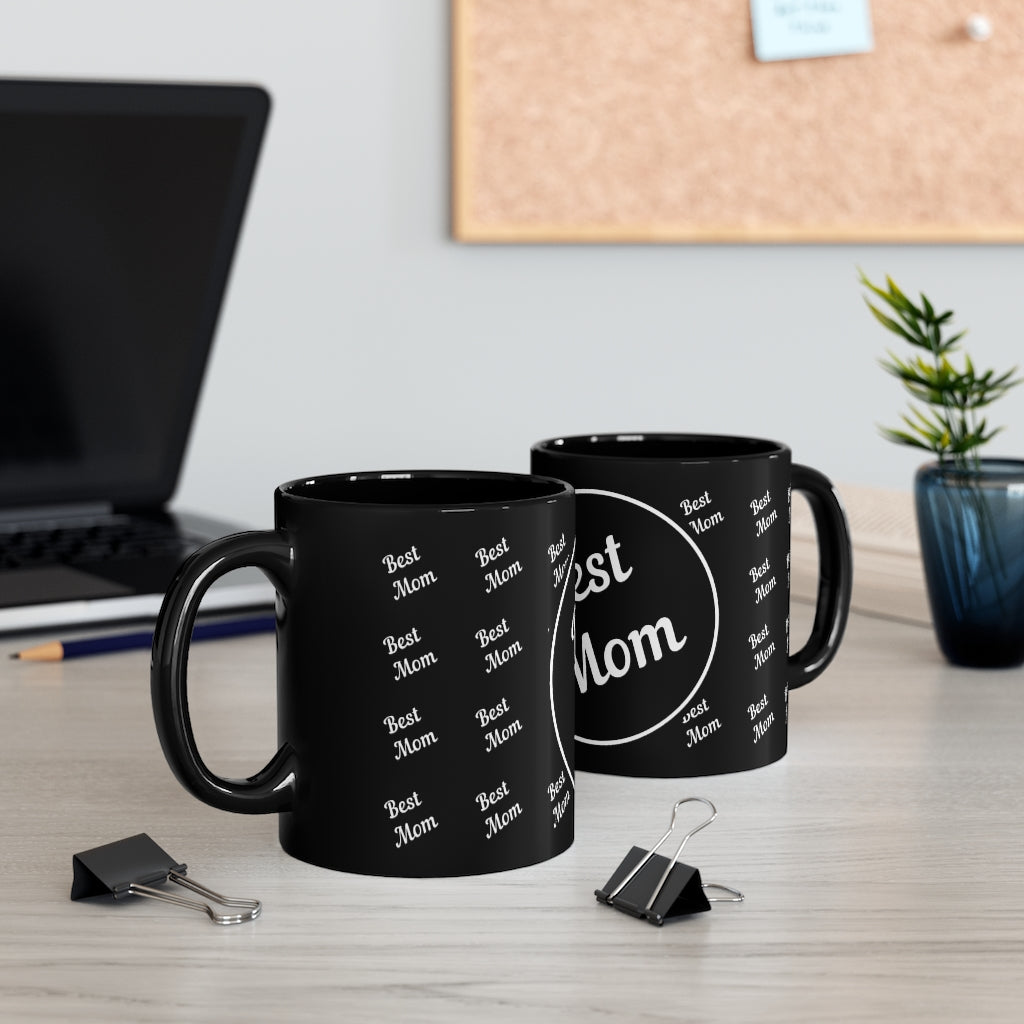 Best Mom (Black) Mug