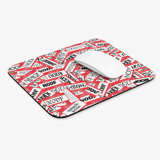 Hello My Name Is NODF Mouse Pad