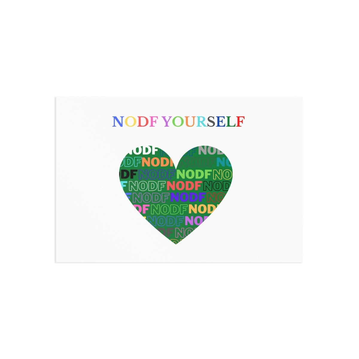 NODF Yourself Postcards