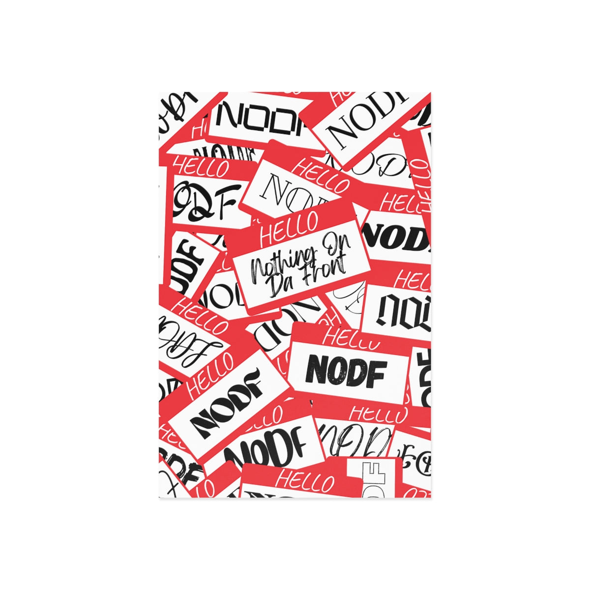 Hello My Name Is NODF Postcards