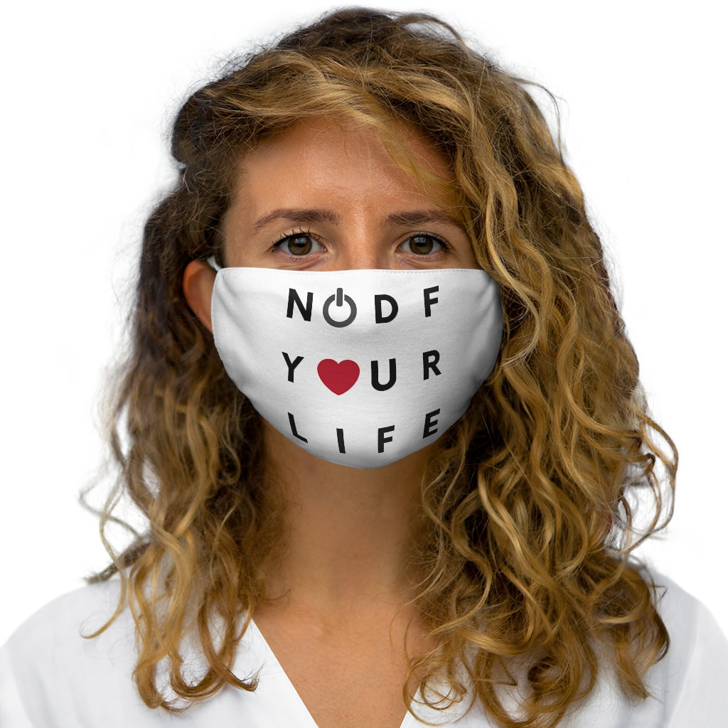 NODF Turn On And Love Your Life Snug-Fite Mask